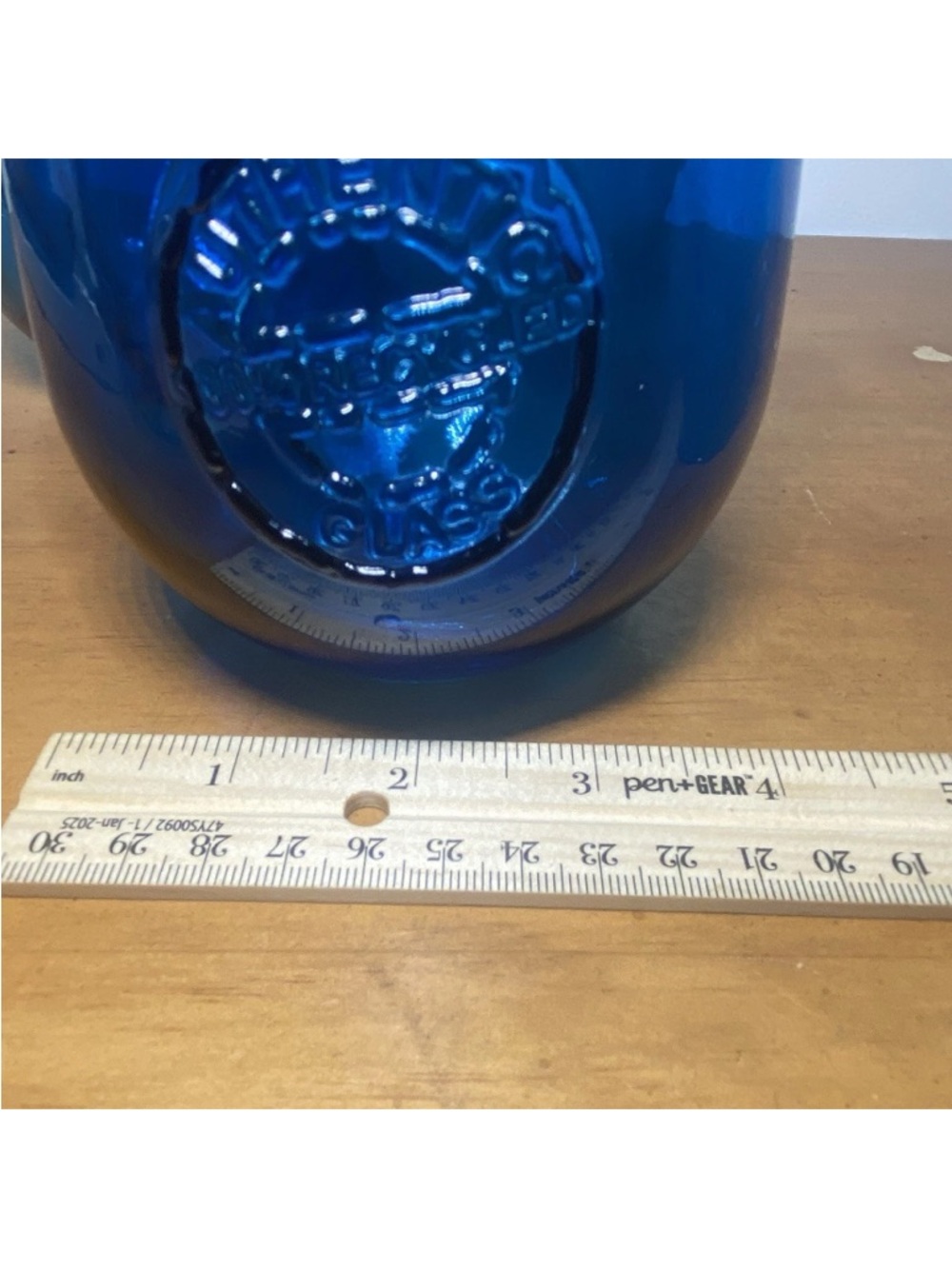 San Miguel Wine Glasses Authentic 100% Recycled Tumblers Blue 14 Oz, Set Of 6 - Picture 8 of 9